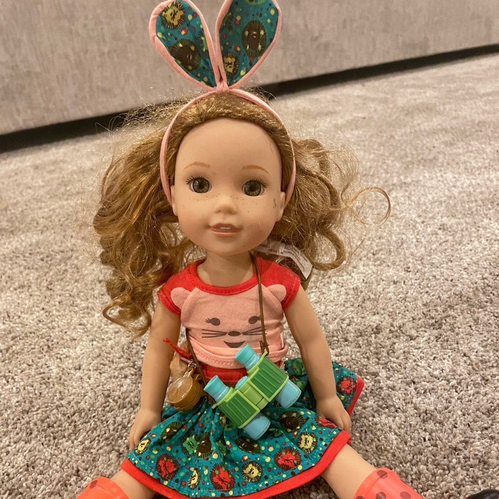 Wellie Wisher with accessories